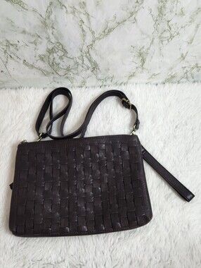 Joy Susan Dark Brown Cage Tote